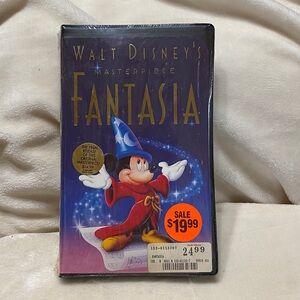 SEALED Walt Disney's “Fantasia” Original Collectible VHS Video